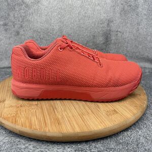 NOBULL Trainer Shoes Womens Size 9.5 Red Mesh Training Sneakers Athletic